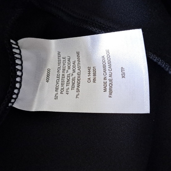 New! Mondetta Full Zip Active Jacket Women's XS Black Luxe Casual Top - Picture 14 of 14